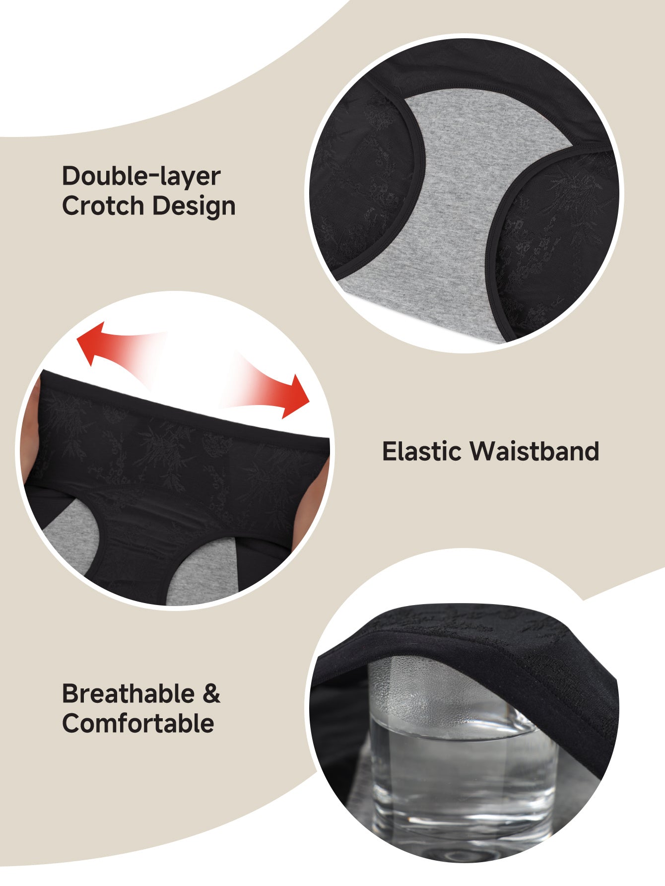 Women's Floral Briefs - Regular Fit