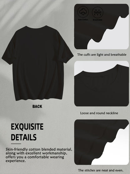 Women's Floral Print T-Shirt - Classic Neck Short Sleeve detail image - detail view 10