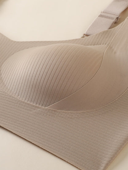 Women's Full-Coverage Soft Support Bra - 4-Pack Removable Pads, Medium Support