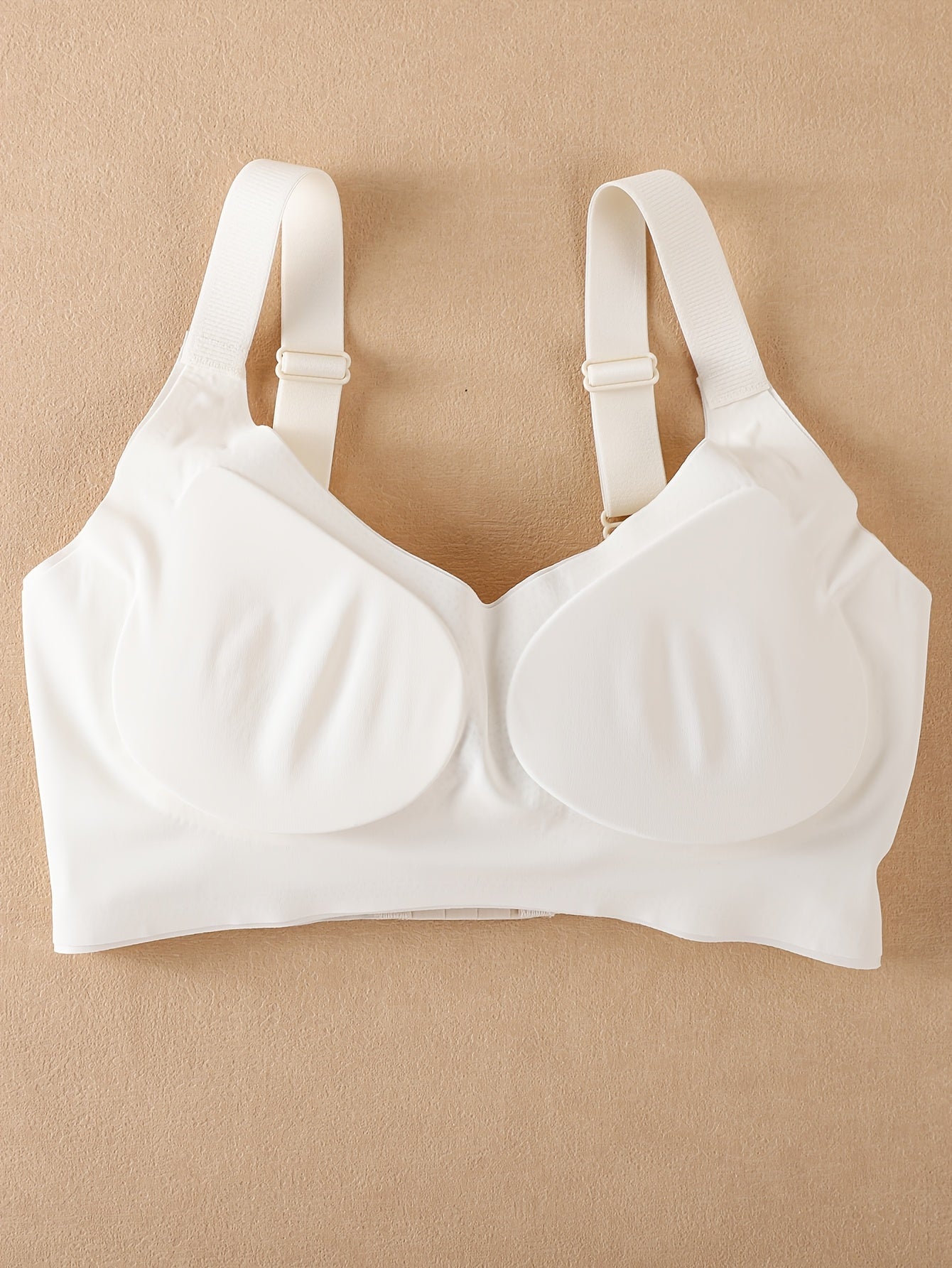 Women's Full-Coverage Soft Support Bra - 4-Pack Removable Pads, Medium Support