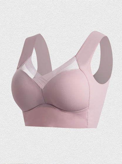 Women's Full-Coverage Sports Bra - 5-Pack Removable Pads, Everyday Support