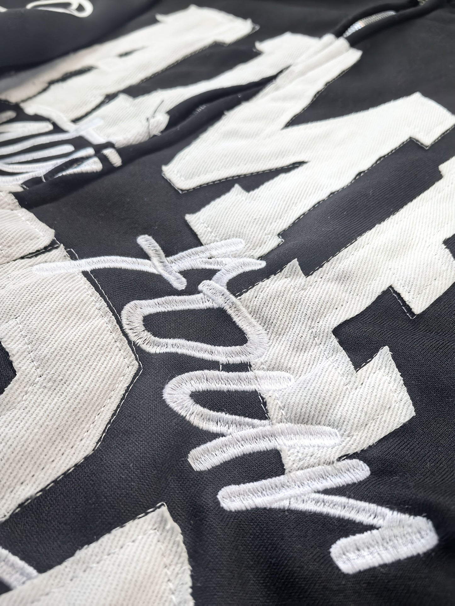 Women's Gothic Lettering Hoodie - Harajuku Streetwear Print detail image - detail view 7