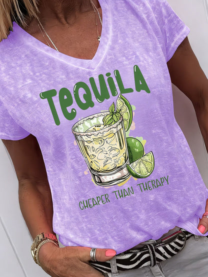 Women's Black Polyester Printed V-Neck Shirt - product view 26