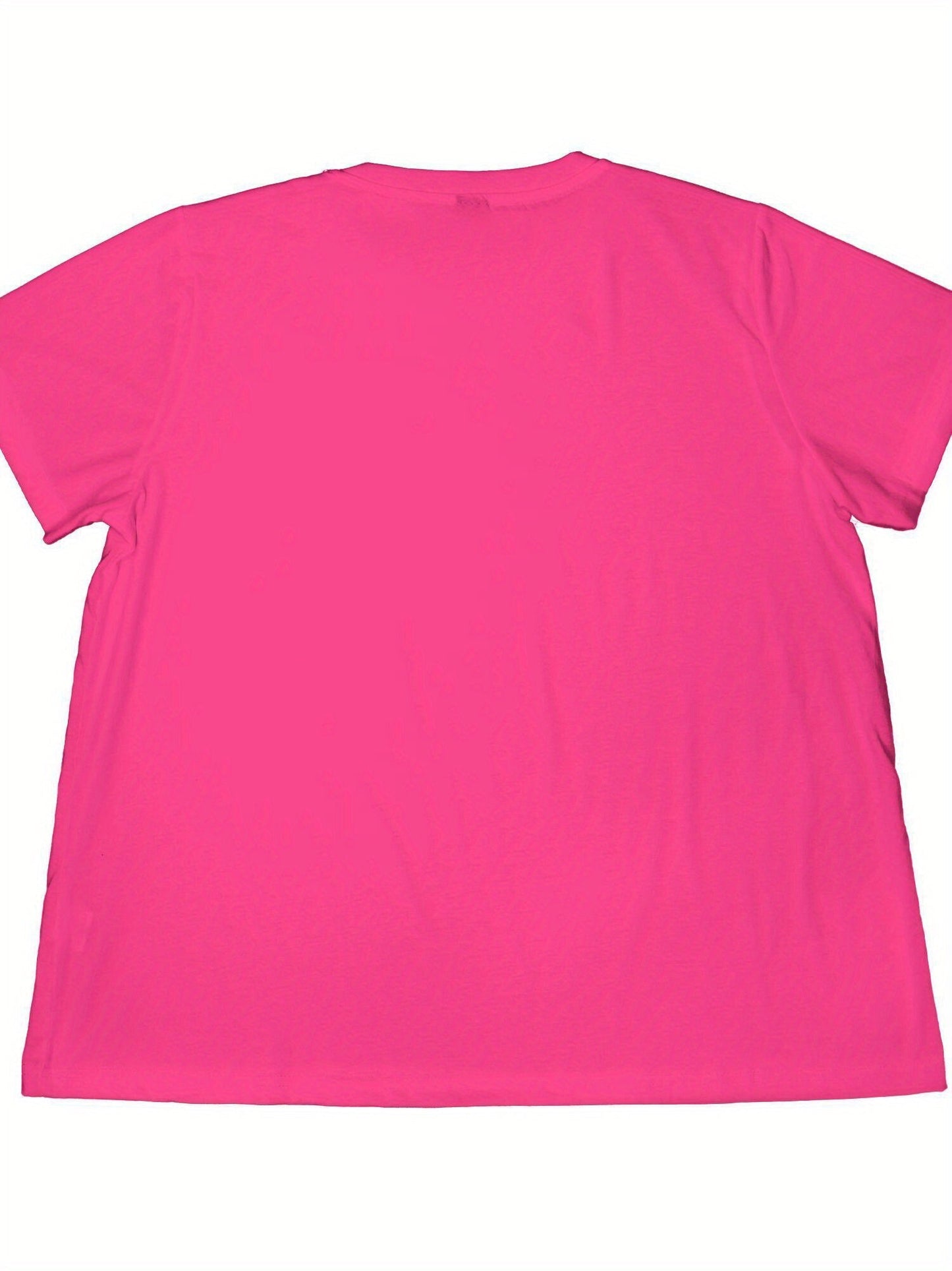 Women's Graphic Print T-Shirt - Crew Neck Short Sleeve Weekend Style 8021 detail image - detail view 5