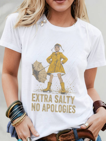 Women's Graphic Print T-Shirt - Regular Fit 231717