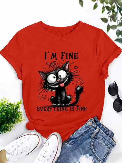 Women's Purple Printed Short-Sleeve T-Shirt - product view 30