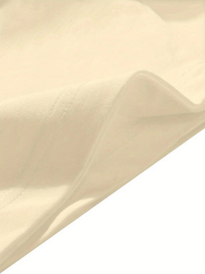 Women's Graphic Print T-Shirt - Round Neck Short Sleeve Relaxed Style 4229 detail image - detail view 4