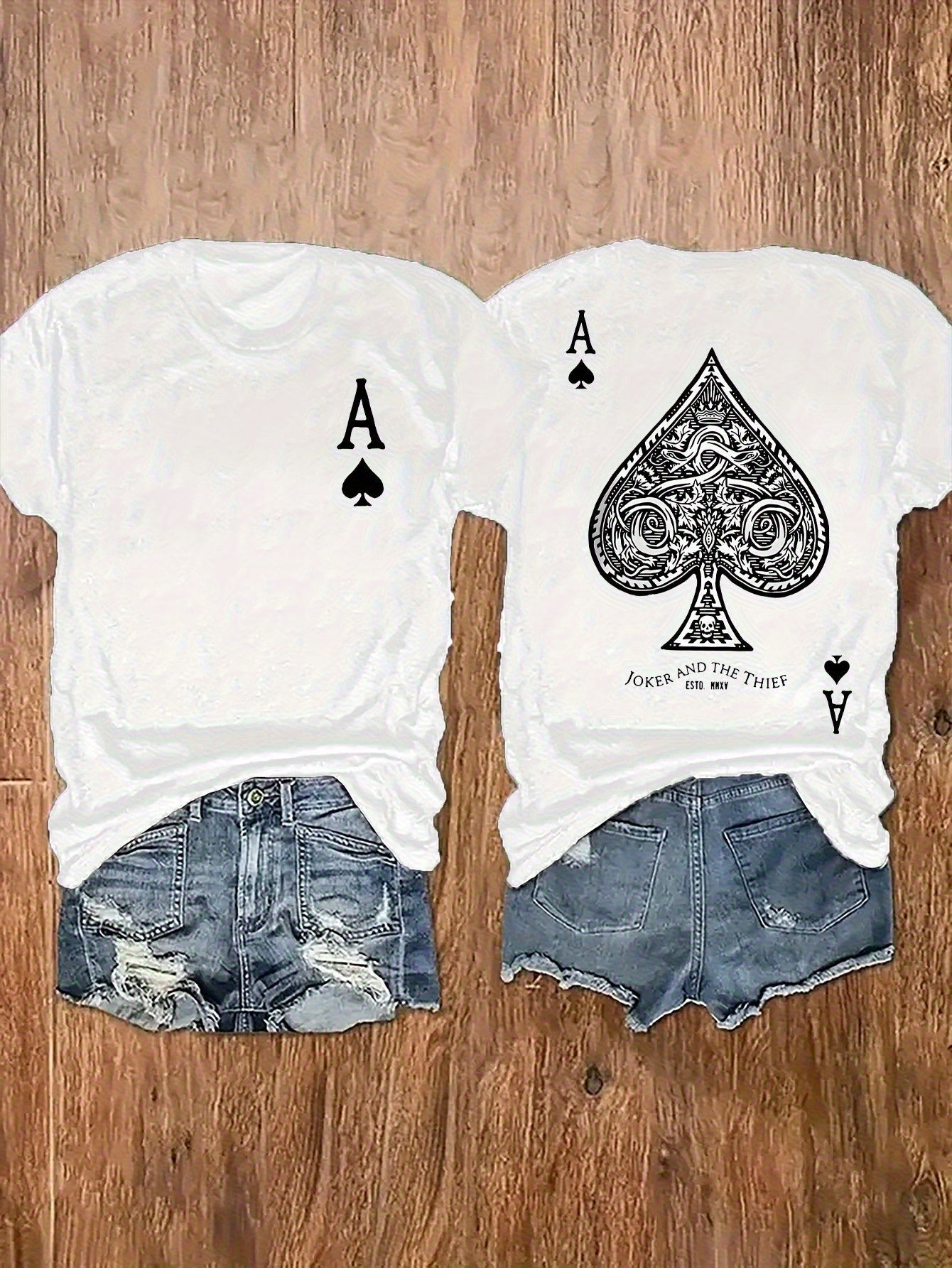 Women's Graphic Print T-Shirt - Round Neck Short Sleeve Travel Style 1397 detail image