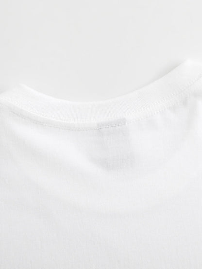 Women's Graphic Print T-Shirt - Round Neck Short Sleeve Travel Style 1397 detail image - detail view 8