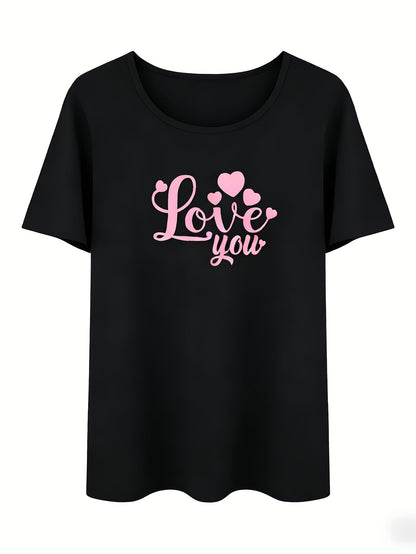 Women's Graphic Print T-Shirt - Short Sleeve 523173