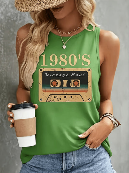 Women's Graphic Print Tank Top - Regular Fit 859045 detail image - detail view 17