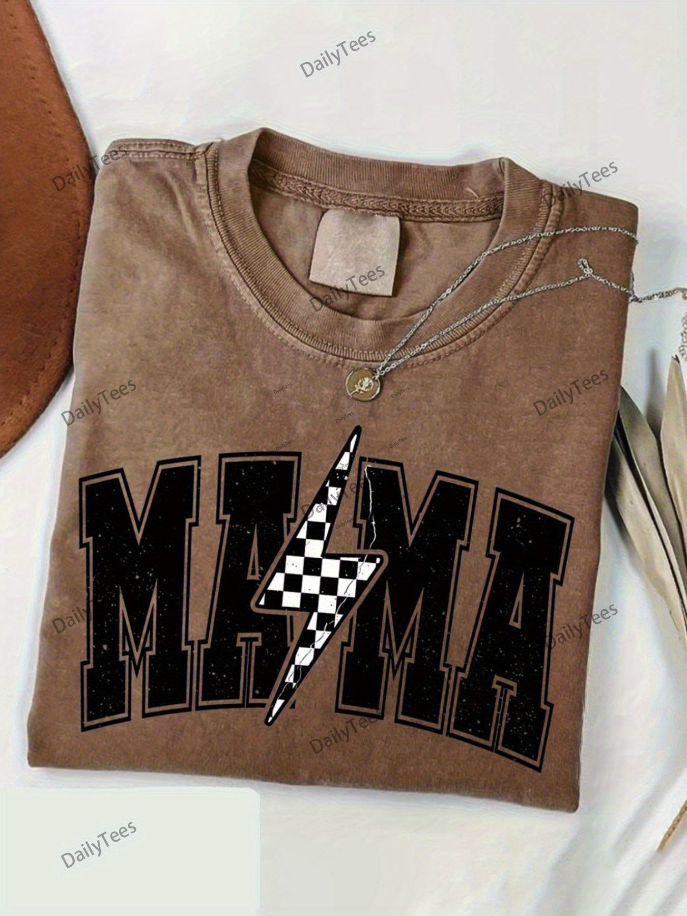 Women's Graphic T-Shirt - Graphic Print Crew Neck 653605