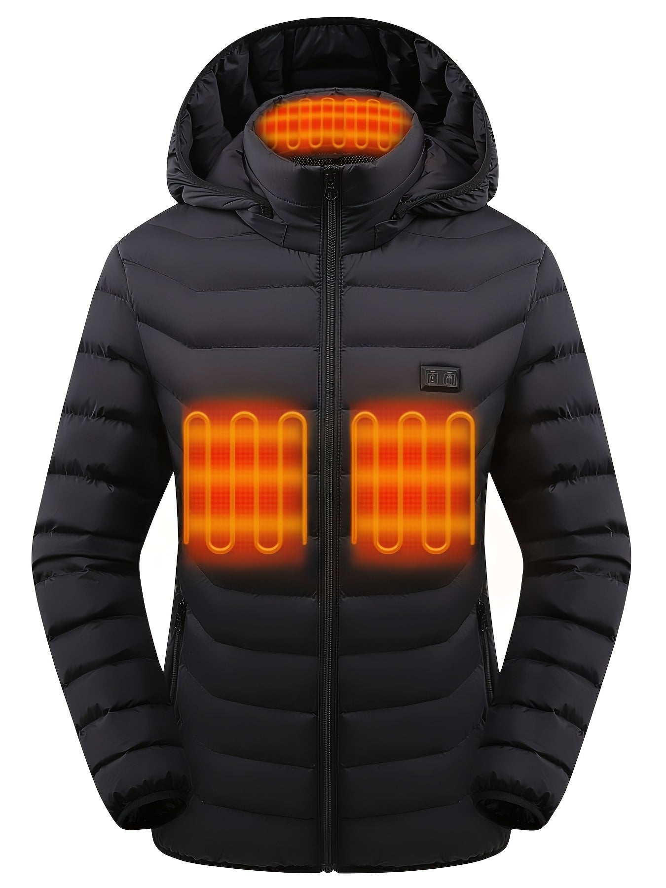 Women's Heated Denim Pullover Jacket Everyday 933 detail image - detail view 3