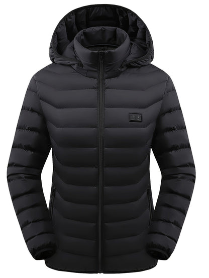 Women's Heated Denim Pullover Jacket Everyday 933 detail image - detail view 4
