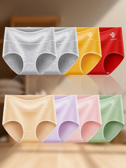 Women's High-Waist Briefs - Butterfly Print Everyday Comfort