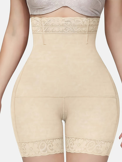 Women's High-Waist Shapewear Briefs - Lace Tummy-Control Smoothing 33957