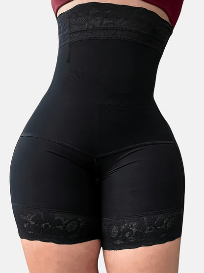 Women's High-Waist Shapewear Briefs - Lace Tummy-Control Smoothing 33957
