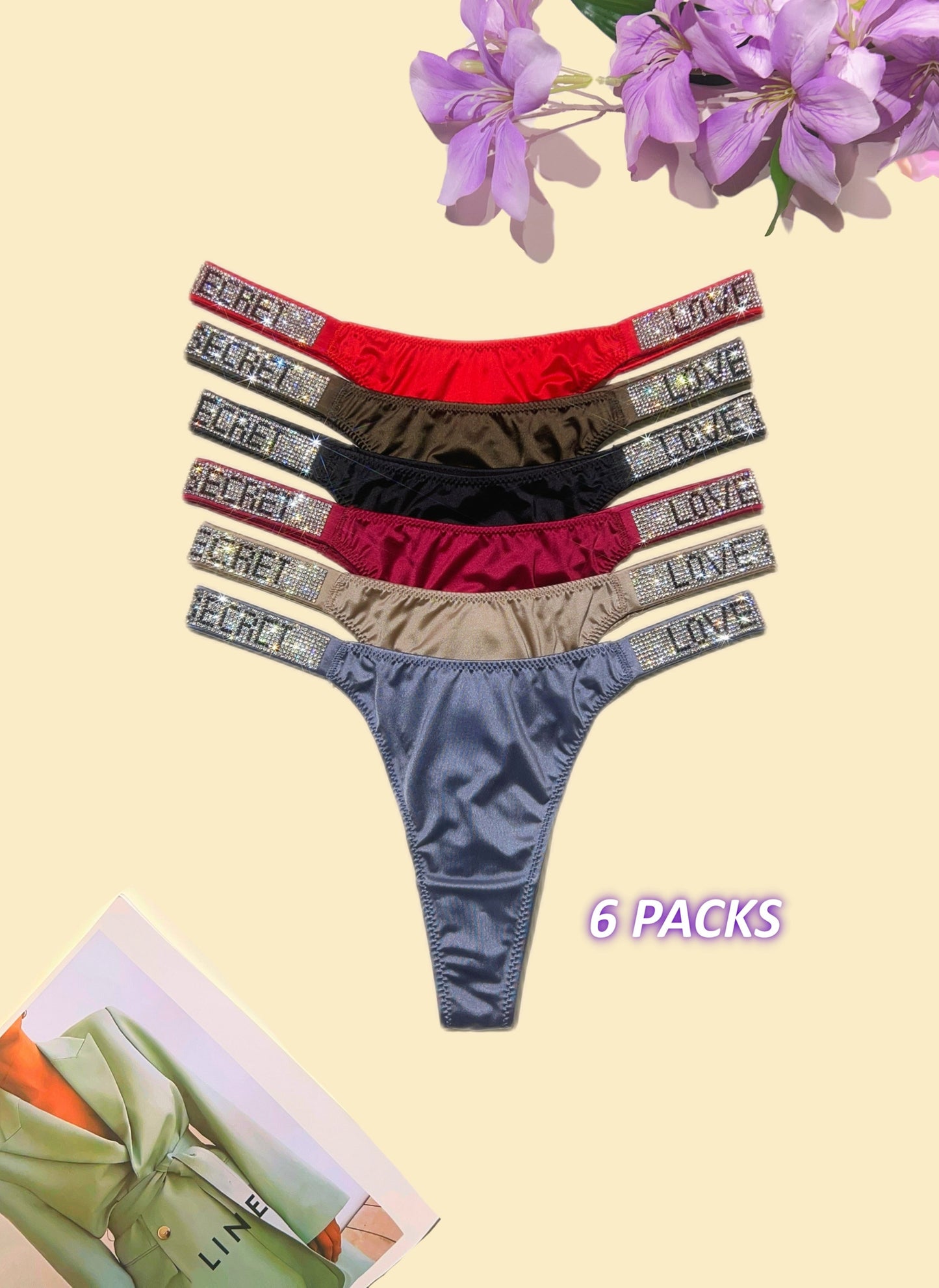 Women's High-Waist Thongs - Soft Daily Comfort