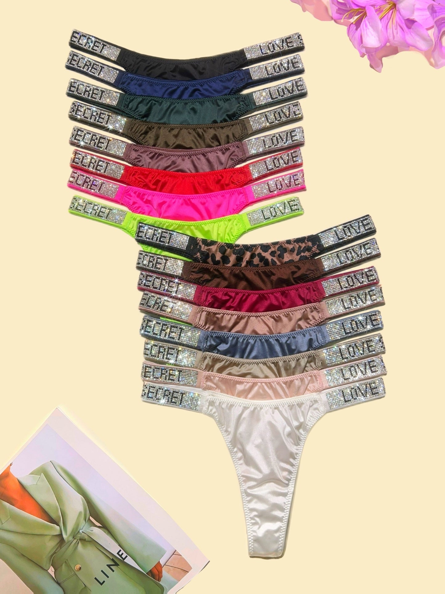 Women's High-Waist Thongs - Soft Daily Comfort