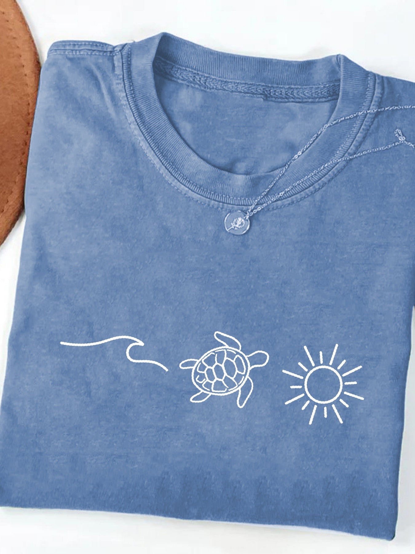 Women's Inspirational Graphic T-Shirt - Round Neck Short Sleeve Everyday Style 4277