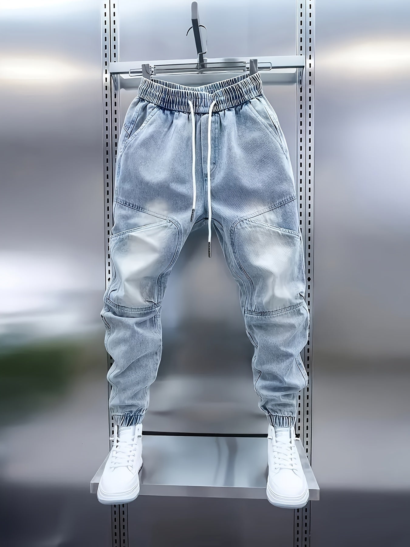 Light Blue Denim Jeans - product view 6