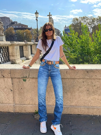 Women's Vibrant Blue Jeans - product view 4