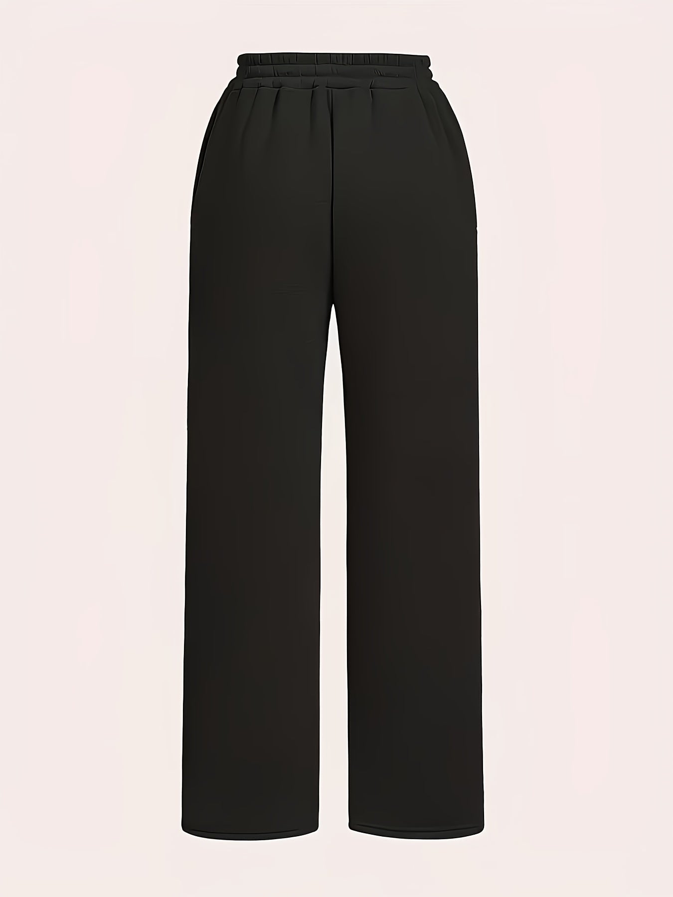 Women's Jogger Pants - Elastic Waist With Pockets