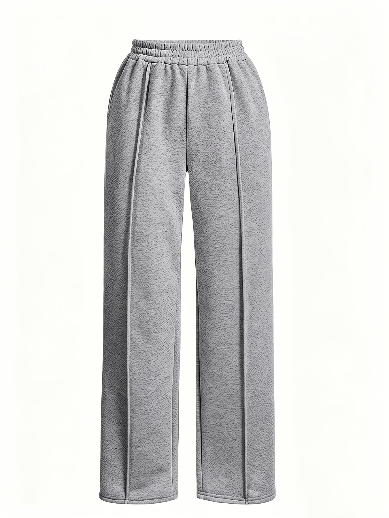Women's Jogger Pants - Elastic Waist With Pockets