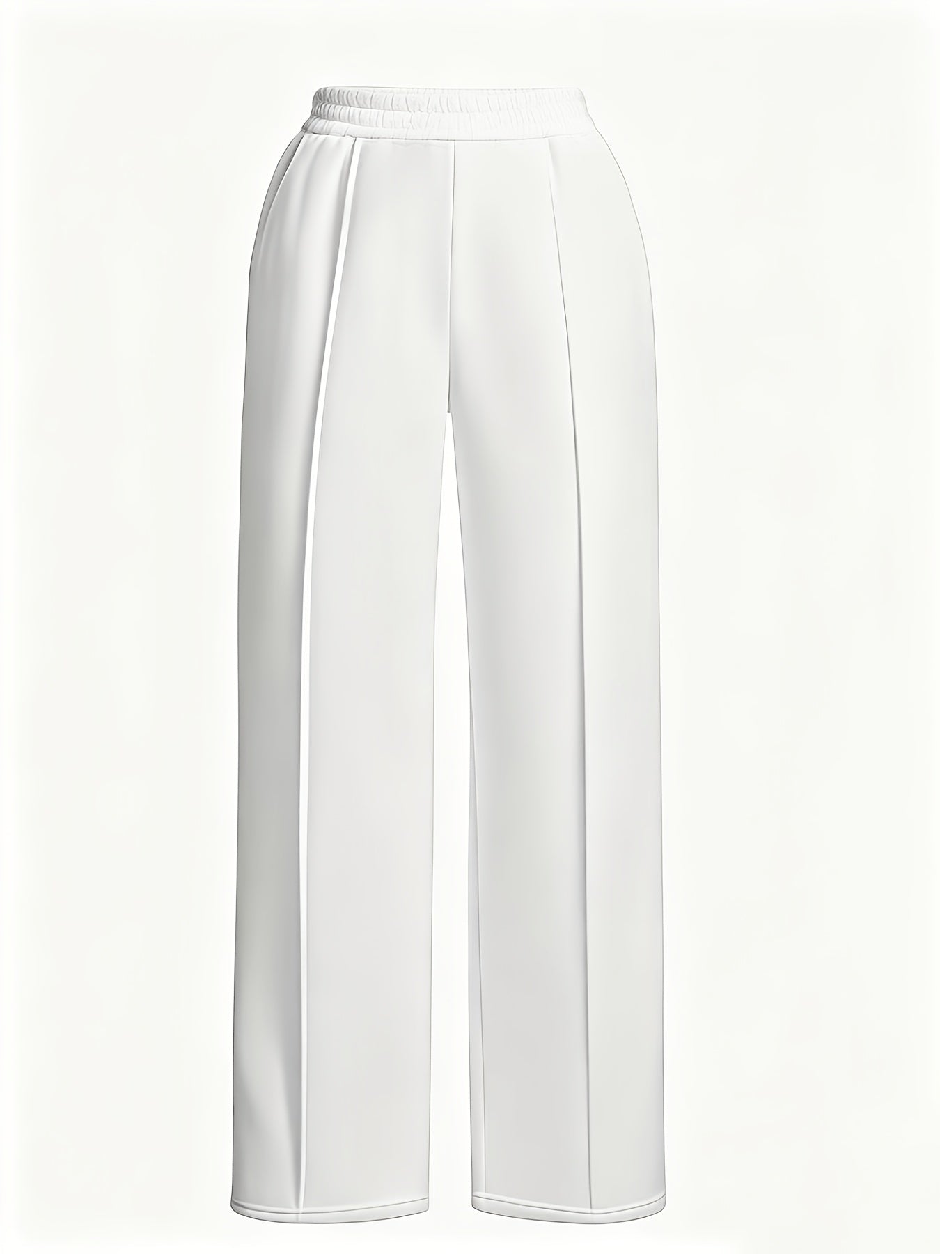 Women's Jogger Pants - Elastic Waist With Pockets