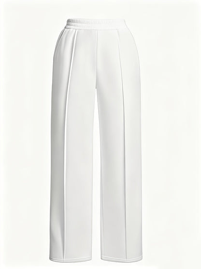 Women's Jogger Pants - Elastic Waist With Pockets