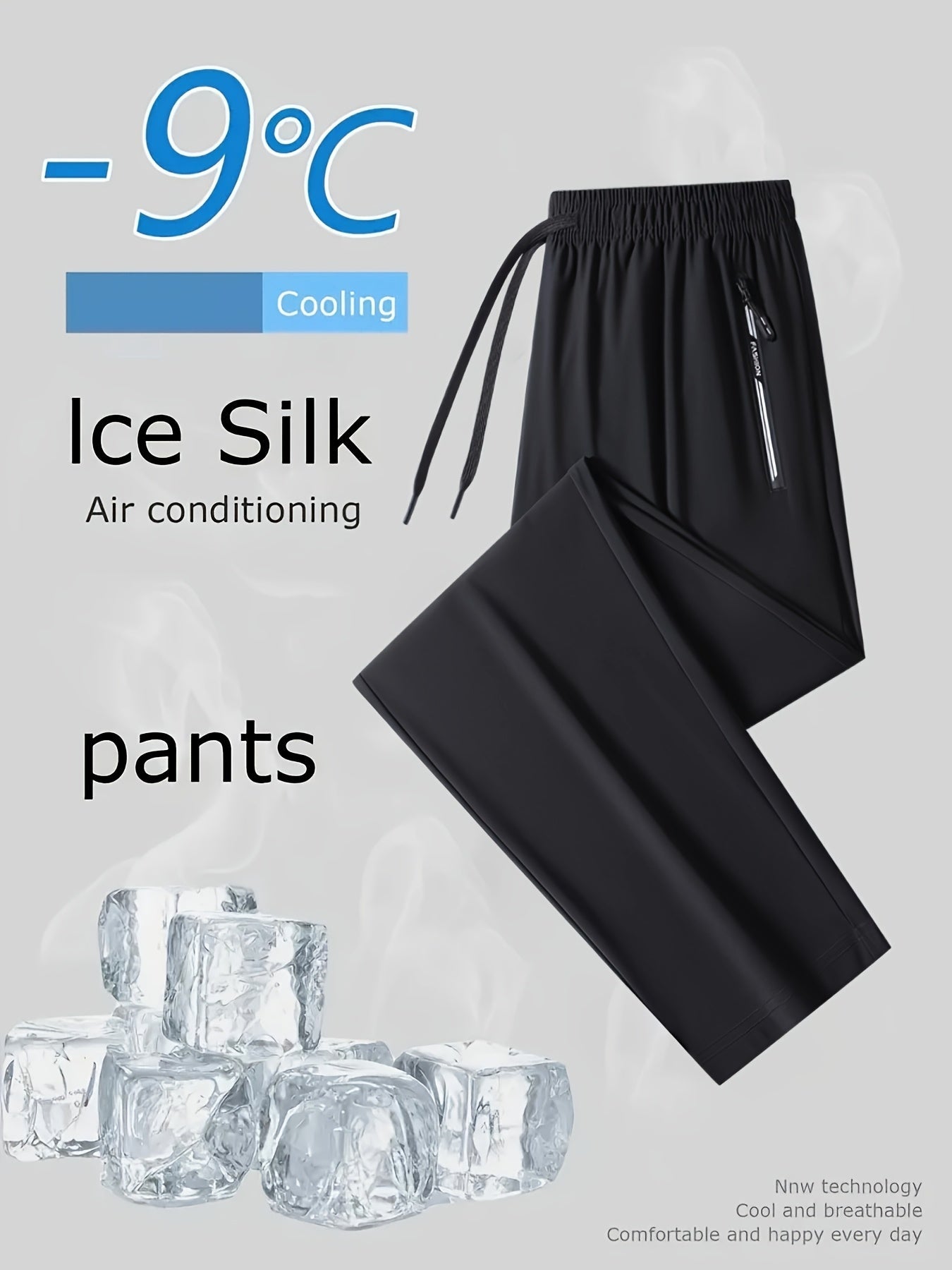 Black Knit Pants - product view 6