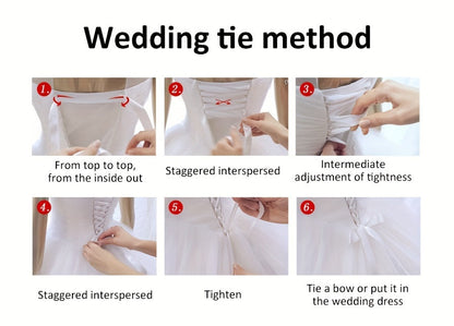 Women's Lace Off Shoulder Wedding Dress - Easy Styling detail image - detail view 6