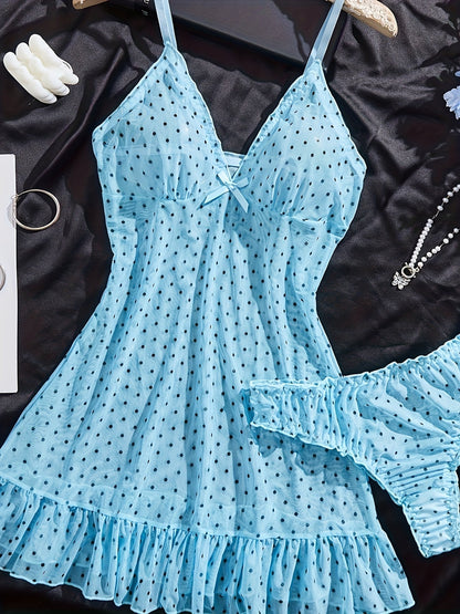 Women's Lingerie Set - Lace Detail 823333
