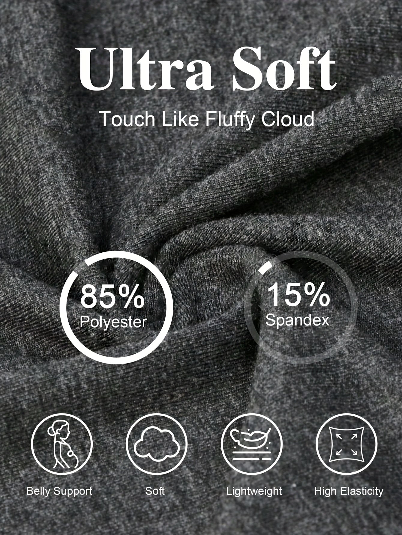 Women's Maternity Leggings - High-Waist Fit 358053 detail image - detail view 5