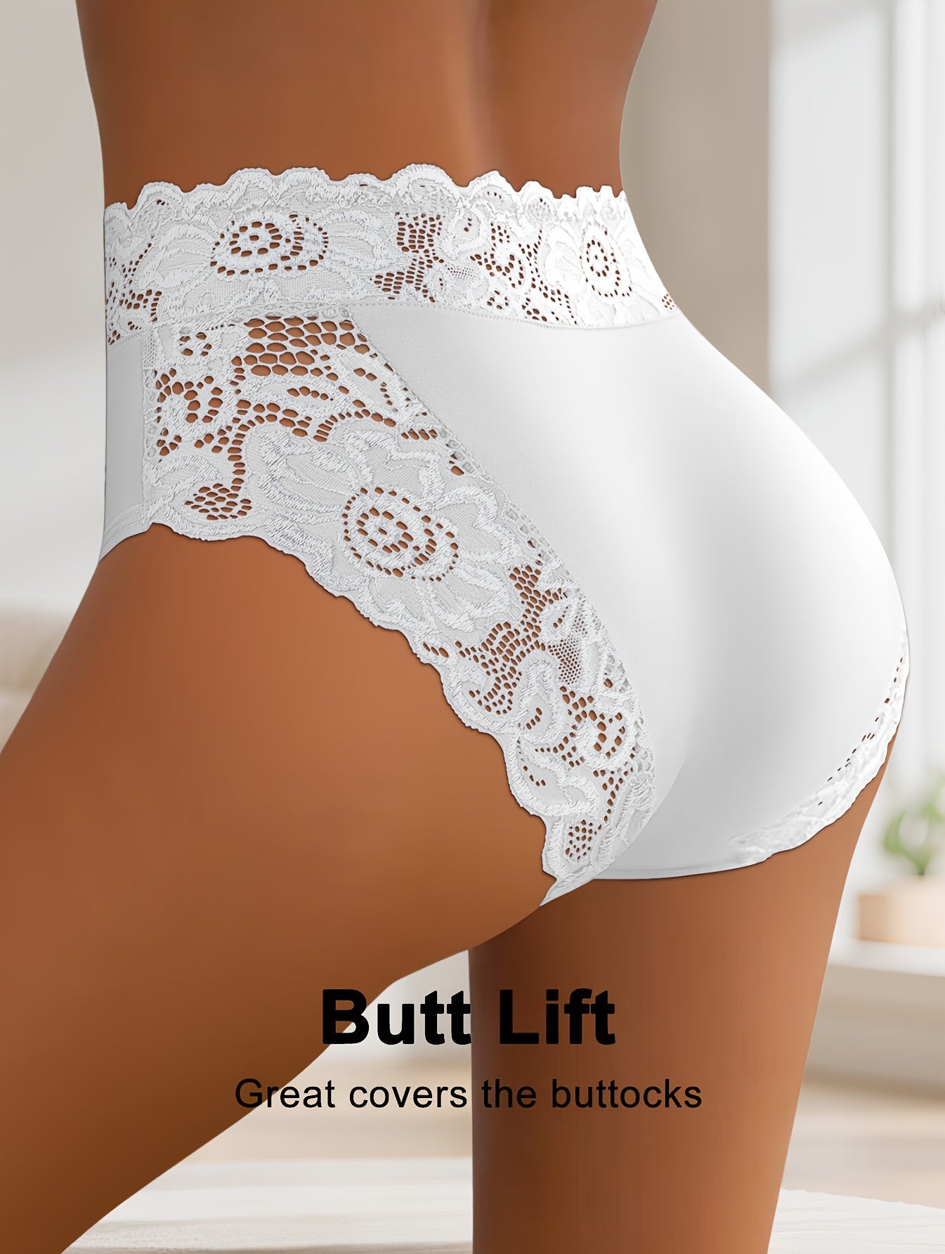 Women's Mid-Rise Briefs - Floral Everyday Comfort - Curve Fit detail image - detail view 6