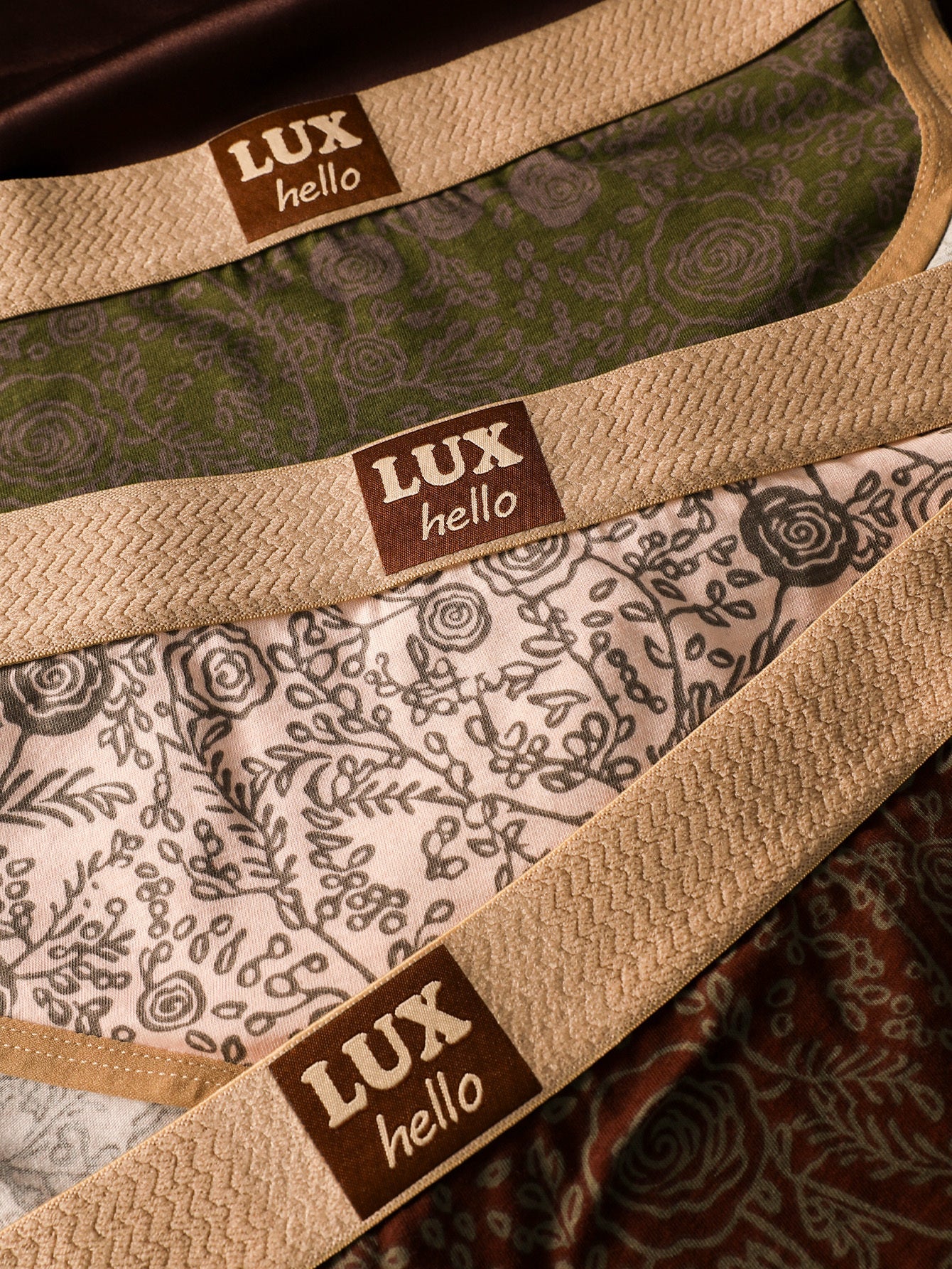 Women's Mid-Rise Briefs - Floral Everyday Comfort - Mixed colors