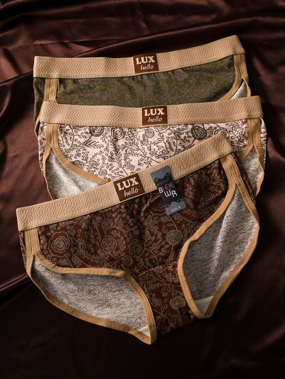 Women's Mixed colors Floral Underwear - product view 3
