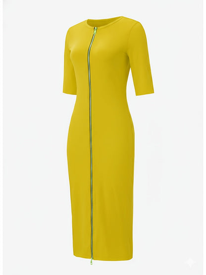 Women's Midi Dress - Short Sleeve detail image - detail view 8