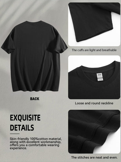Women's Oversized T-Shirt - Round Neck Short Sleeve Weekend Style 2229 detail image