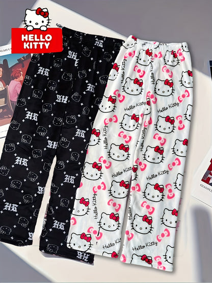 Women's Pink And White Pants - product view 16