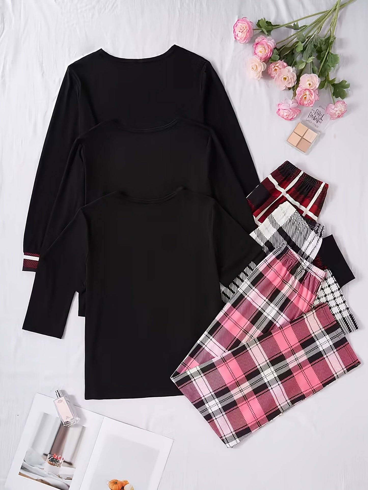Women's Pajama Set - Coordinated Multi-Piece Sleepwear Style 9909