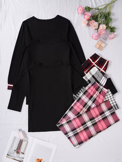 Women's Pajama Set - Coordinated Multi-Piece Sleepwear Style 9909