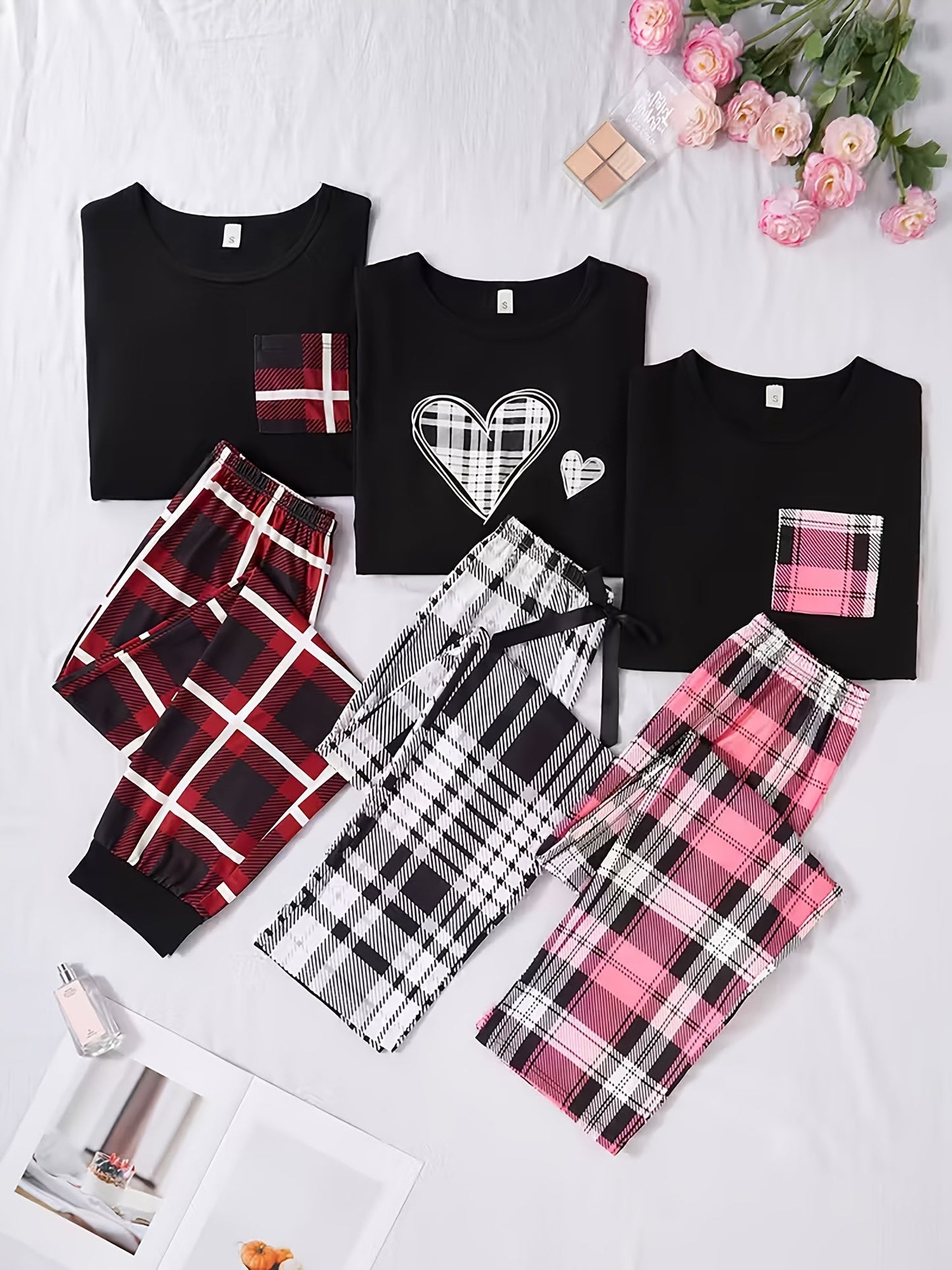 Women's Mixed colors Polyester Printed Utility Outfit Set - product view 3