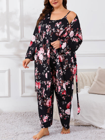 Women's Black Printed Long-Sleeve Pants - product view 5
