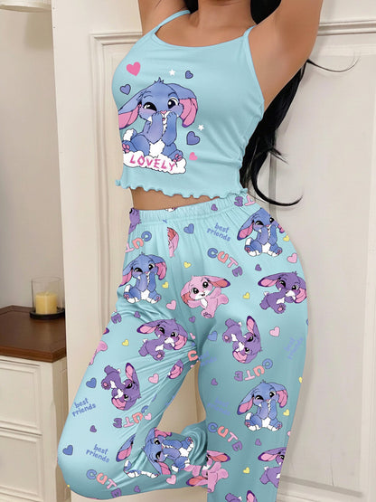 Women's Pajama Set - Graphic Print 781861
