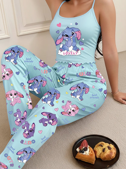 Women's Pajama Set - Graphic Print 781861
