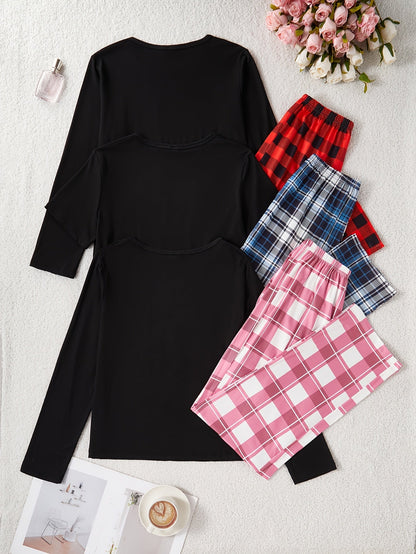 Women's Pajama Set - Graphic Print Style 28601061