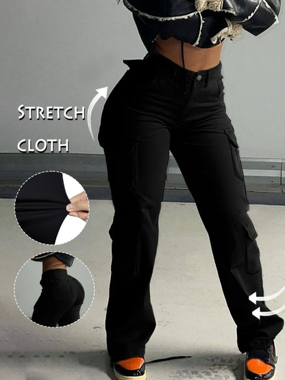 Women's Pants - Pocket Detail 635621 detail image