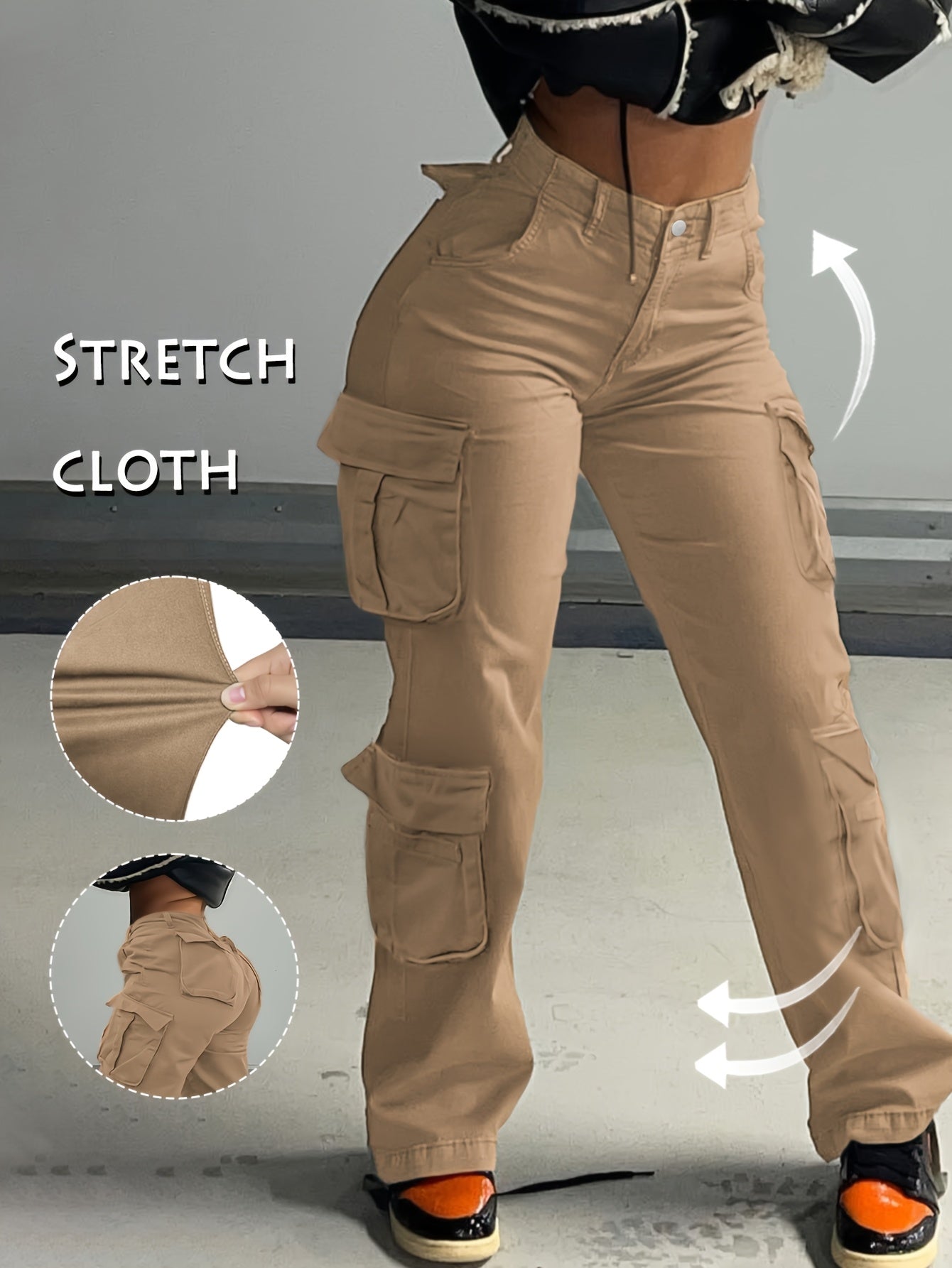 Apricot Denim Pants - product view 17