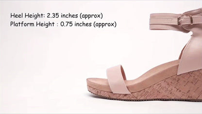 Women's Platform Sandals – Cushioned Comfort Platform Sole for Outdoor & Travel